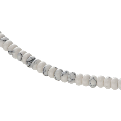 WINTER 10%OFFクーポン対象】Howlite Beads Necklace & Bracelet