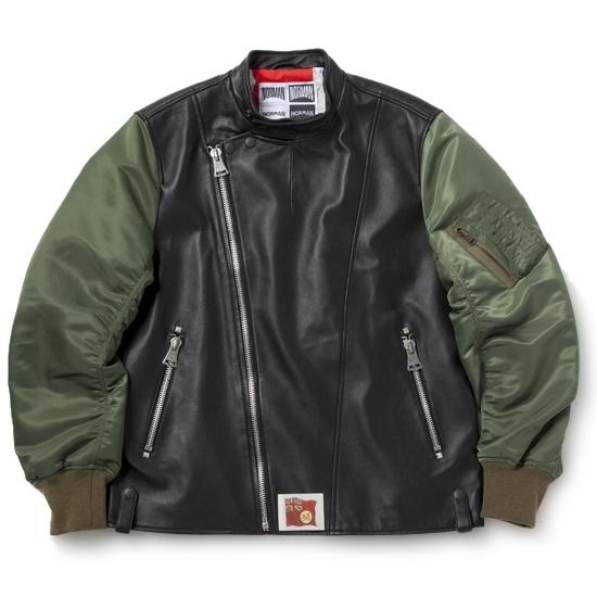 【会員特別価格】MA-1 Sleeve Rider’s Jacket