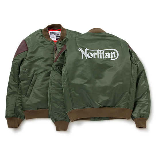 会員特別価格】Leather Shoulder MA-1 JKT | NORMAN公式通販 rumors