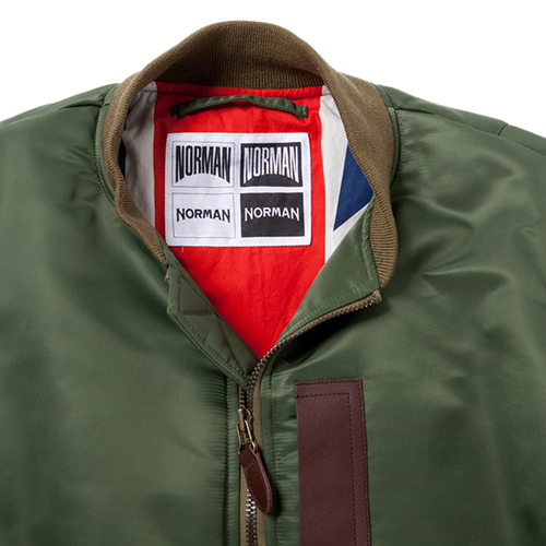 会員特別価格】Leather Shoulder MA-1 JKT | NORMAN公式通販 rumors