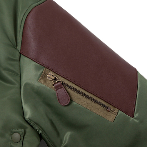 会員特別価格】Leather Shoulder MA-1 JKT | NORMAN公式通販 rumors