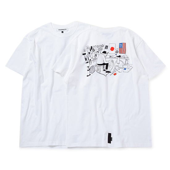 x HANAI YUSUKE MECHANIC SPACE TEE