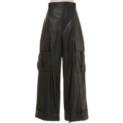 Fake Leather Cargo Pants | Uhr公式通販 rumors