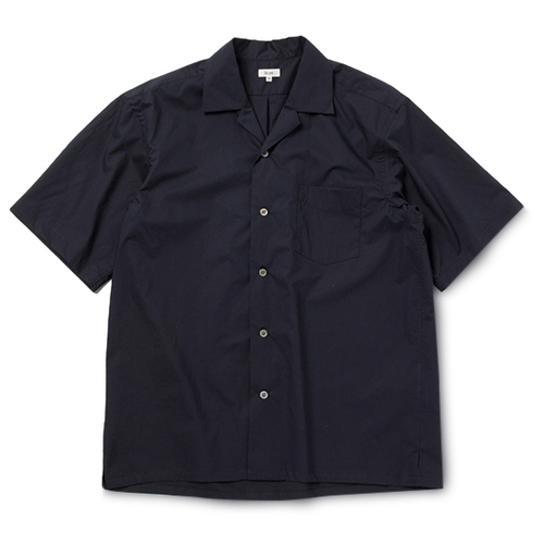 Washed Cotton Poplin Camp Collar Shirt | Scye公式通販 rumors