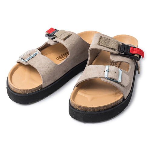 SP 2BUY＋10%OFFクーポン対象】COW LEATHER SANDAL with FIDLOCK 