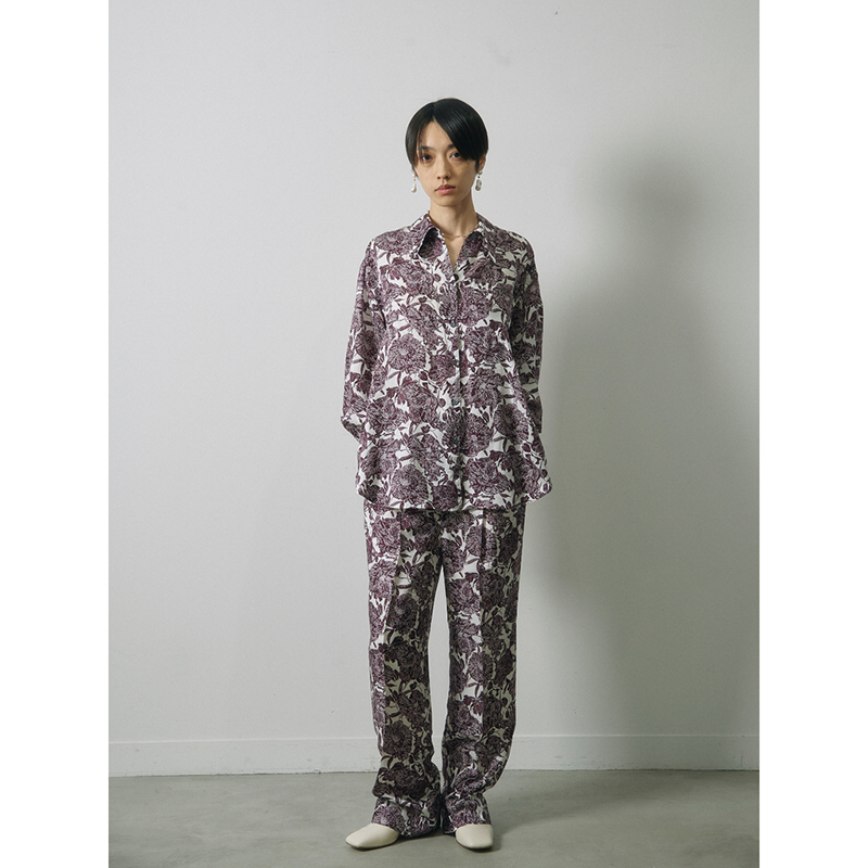 RAYON SILK FLOWER PATTERN RELAX PANTS | JANE SMITH公式通販 rumors