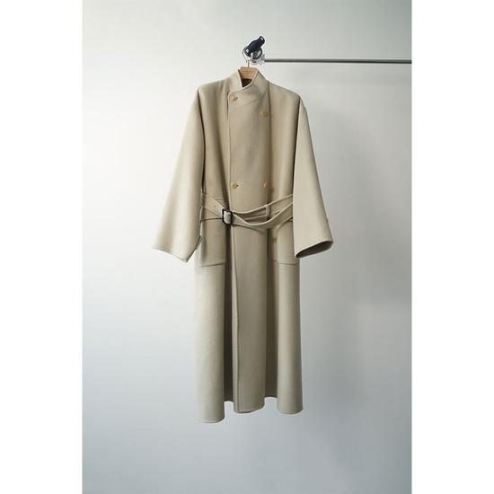 DOUBLE FACE STAND COLLAR DOUBLE BREASTED COAT | JANE SMITH公式通販