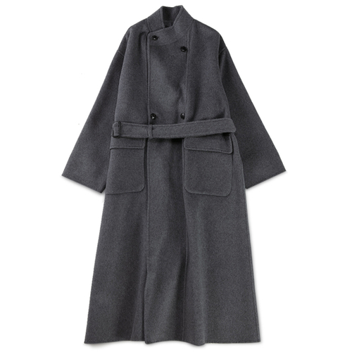 DOUBLE FACE STAND COLLAR DOUBLE BREASTED COAT | JANE SMITH公式通販