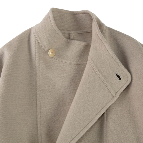 DOUBLE FACE STAND COLLAR DOUBLE BREASTED COAT | JANE SMITH公式通販