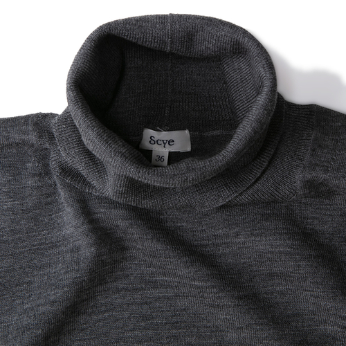 Extra Fine Merino Wool Turtle Neck Sweater | Scye公式通販 rumors