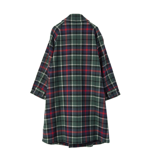 Double-Faced Plaid Wool A Line Coat | Scye公式通販 rumors