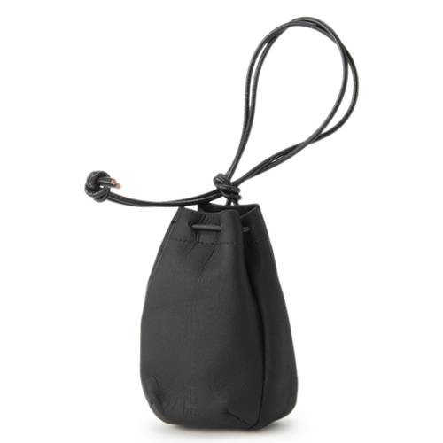 DRAWSTRING POUCH MINI COW LEATHER | hobo公式通販 rumors