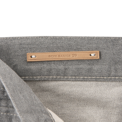 Melange Grey Denim Loose Tapered | Scye公式通販 rumors