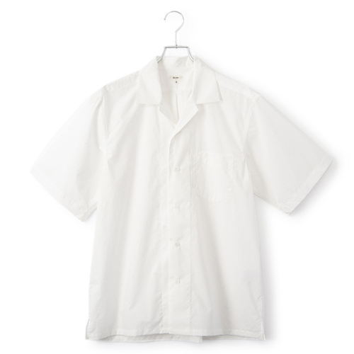 Washed Cotton Poplin Camp Collar Shirt | Scye公式通販 rumors