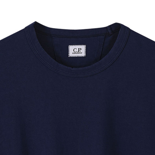 【関税込み】C.P. Company ネイビー ポケットTシャツ C.P. COMPANY：Tシャツ ボーイ - ブラック | GIGLIO.COM