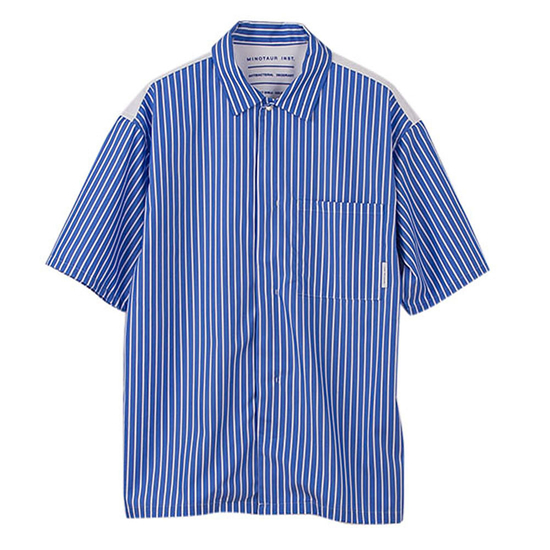 【定価28600・美品】MINOTAUR TECH S/S SHIRTS M TECH STRIPE S/S SHIRTS【MINOTAUR INST. ミノトール インスト