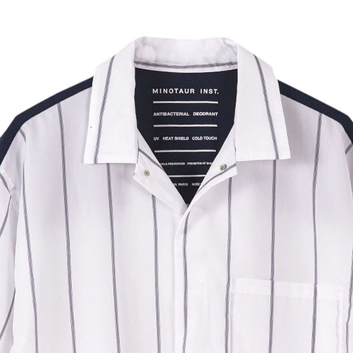 SP 2BUY＋10%OFFクーポン対象】TECH STRIPE S／S SHIRTS