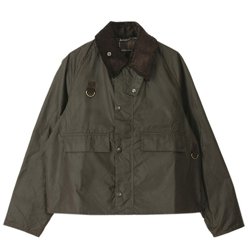 size42【フード付き】Barbour スペイSPEY SL ブラック オイルドジャケット