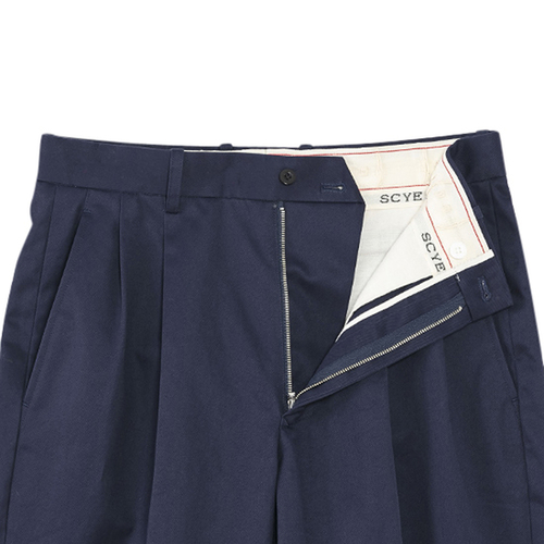 San Joaquin Cotton Tapered Pleated Trousers | Scye公式通販 rumors