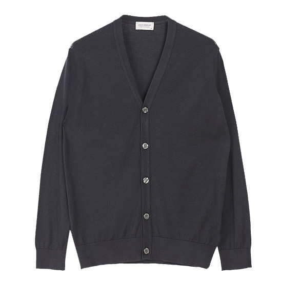 JOHN SMEDLEY WISTING カーディガン　サイズS WISTING（カーディガン・30G・MODERN FIT・NAVY） | JOHN