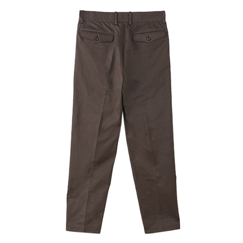San Joaquin Cotton Pleated Chinos（BROWN） | Scye公式通販 rumors