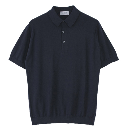 トップス JOHN SMEDLEY REID 30G MODERN FIT REID（NAVY・30G・半袖ポロニット・MODERN FIT） | JOHN SMEDLEY